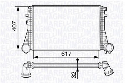MAGNETI MARELLI 351319202160 -  Интеркулер